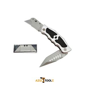 چاقو کاتر دو طرفه KWS رنگ نقره ای