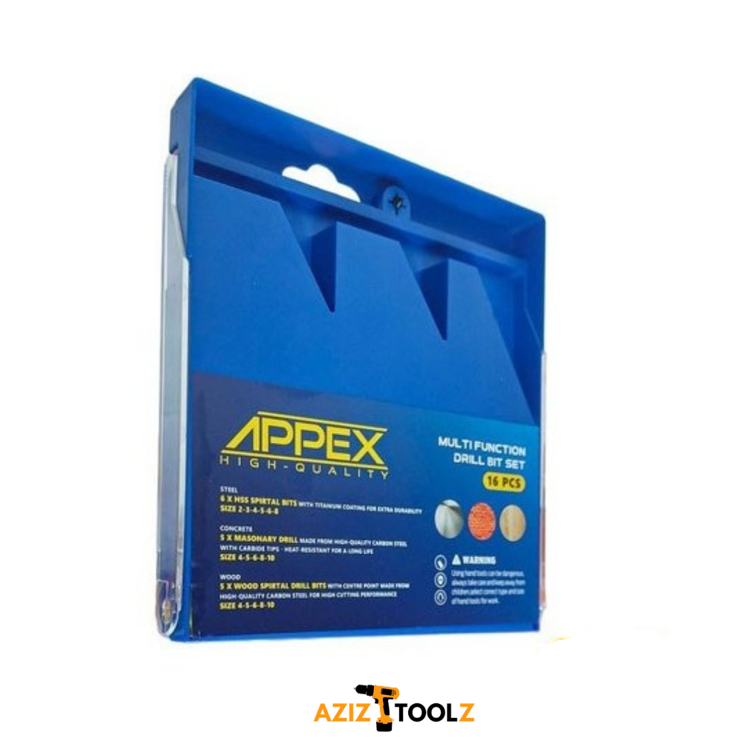 ست 16 عددی مته اپکس مدل APX 4216